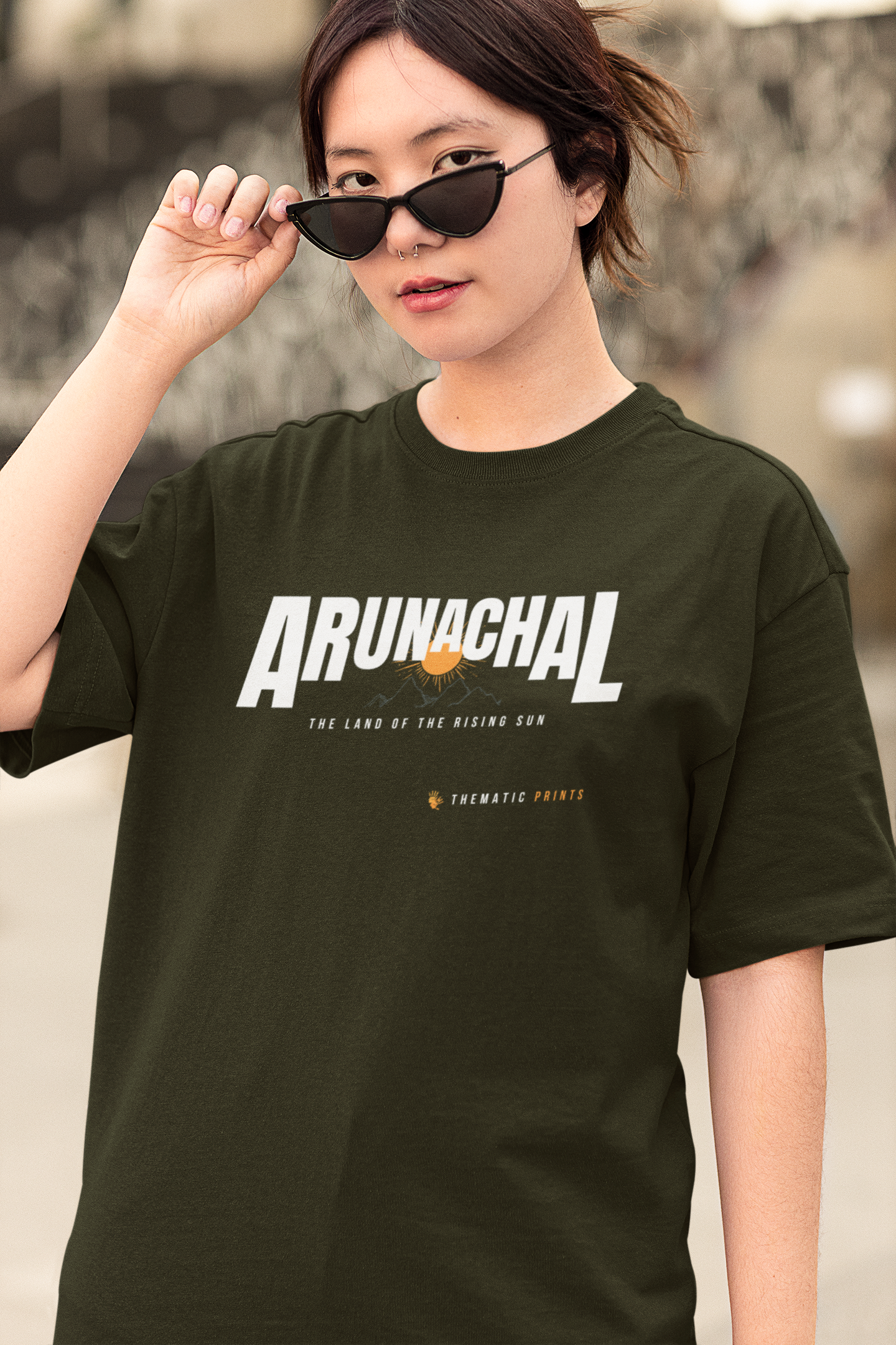 Seven Sisters Collection - Arunachal | Unisex Oversized T-Shirt