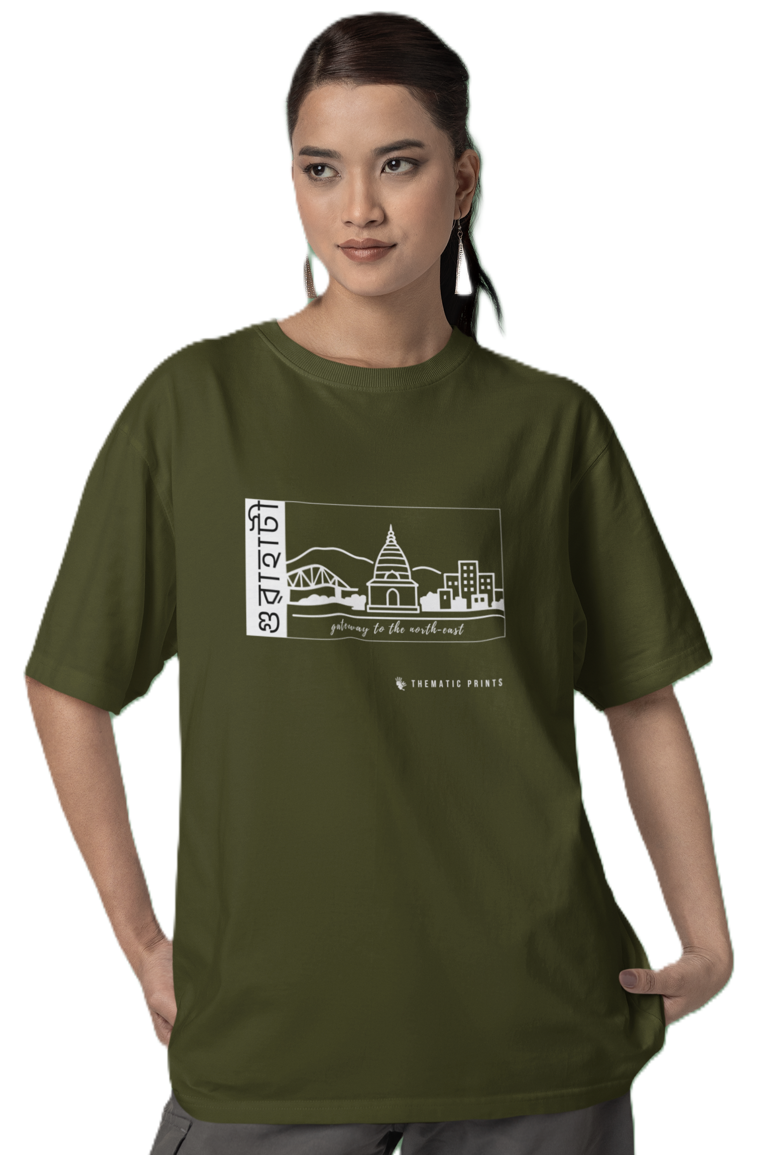 Seven Sisters Collection - Guwahati | Unisex Oversized T-Shirt