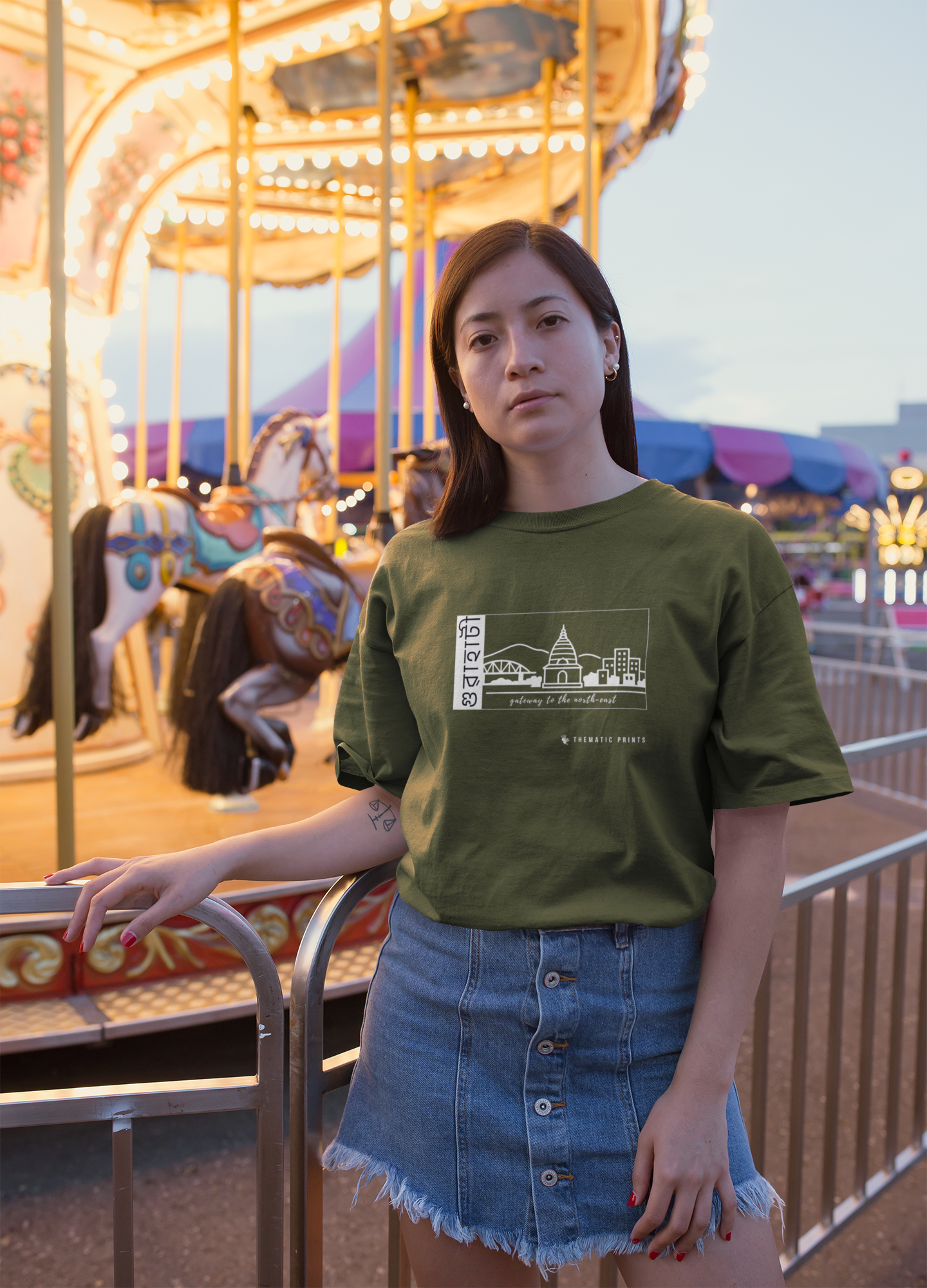 Seven Sisters Collection - Guwahati | Unisex Oversized T-Shirt