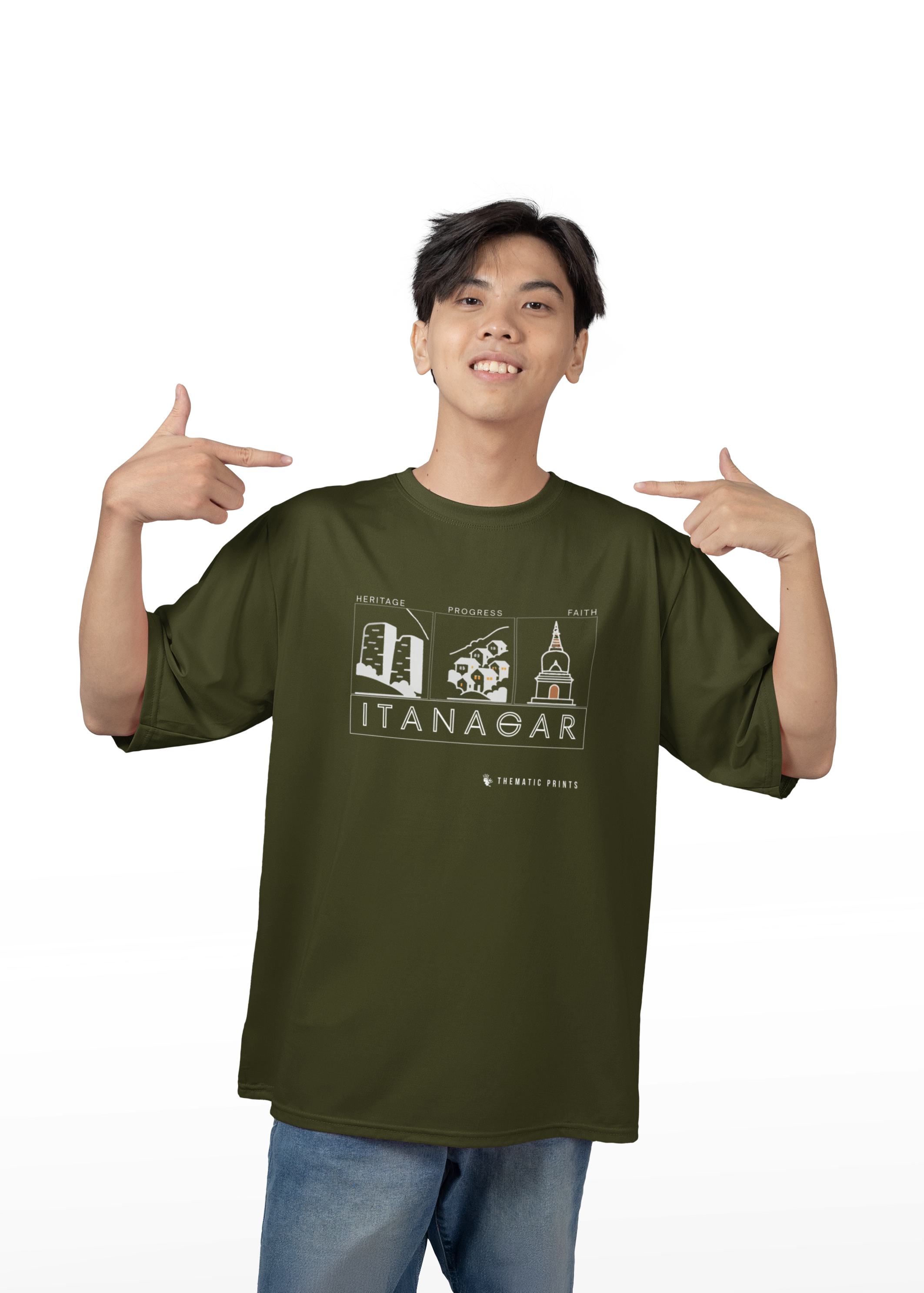 Seven Sisters Collection - Itanagar | Unisex Oversized T-Shirt