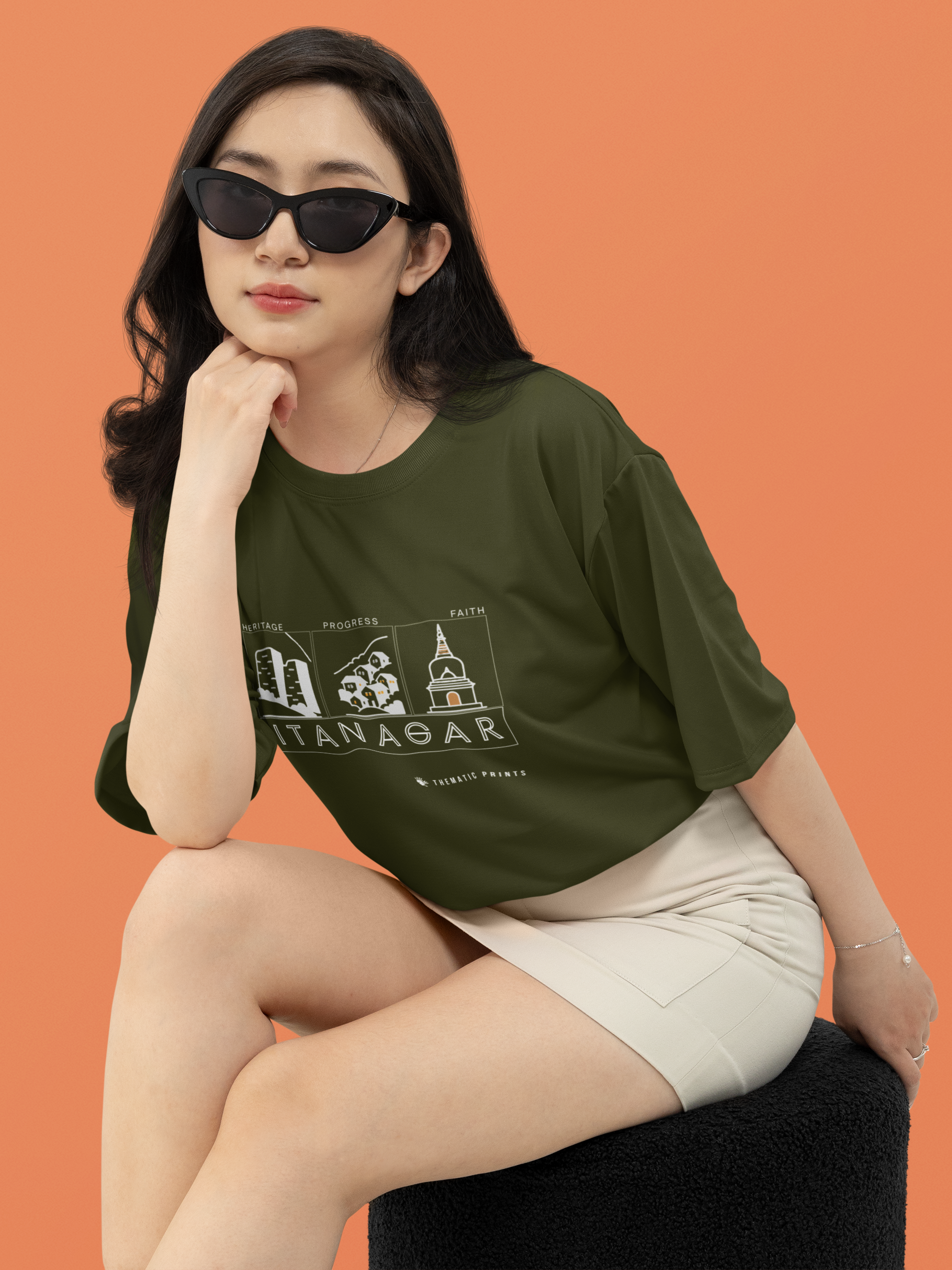 Seven Sisters Collection - Itanagar | Unisex Oversized T-Shirt