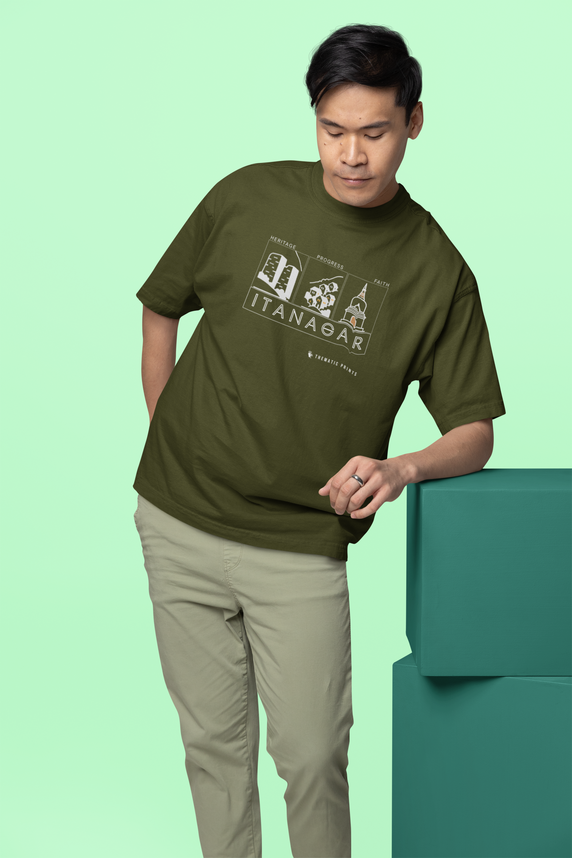 Seven Sisters Collection - Itanagar | Unisex Oversized T-Shirt