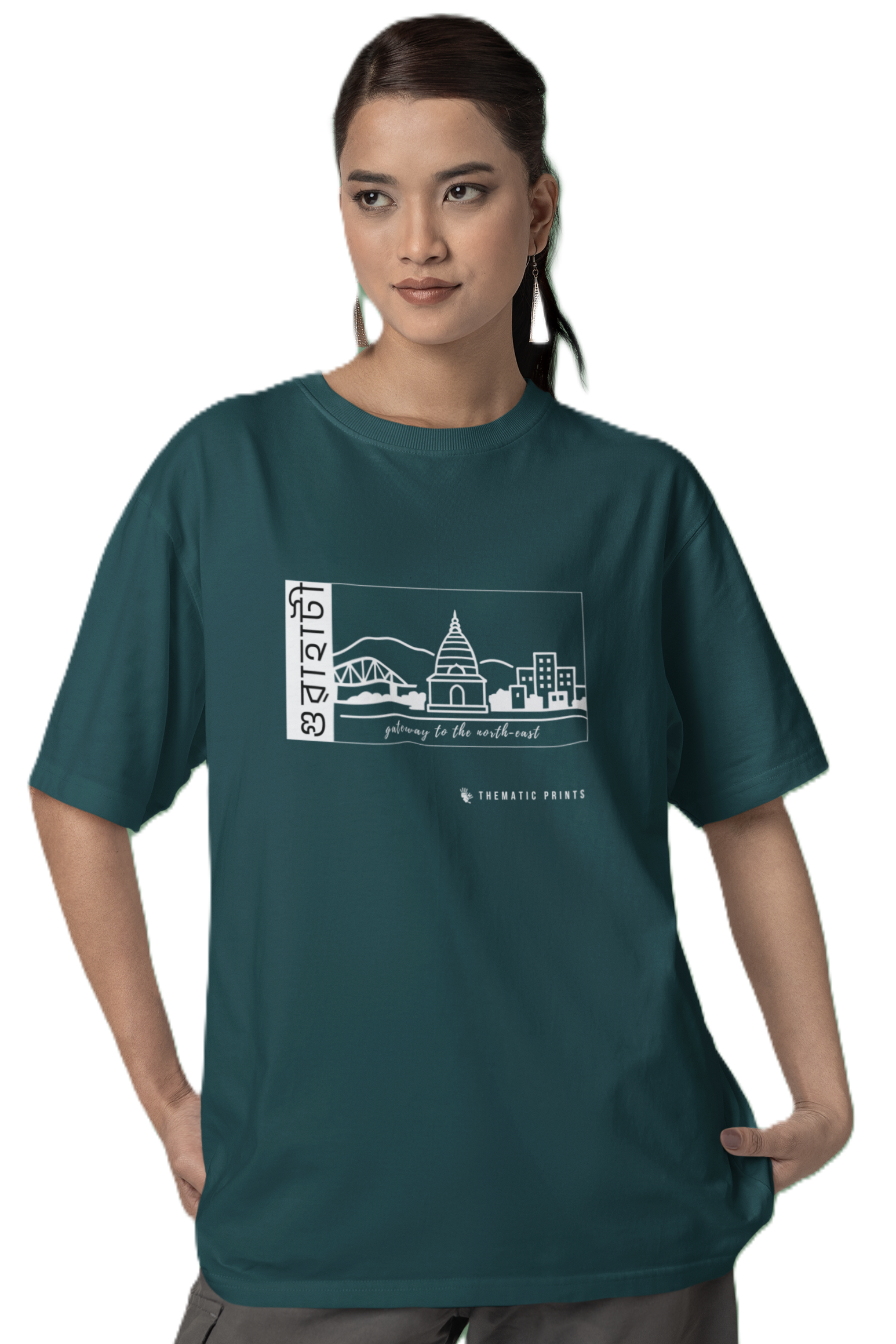 Seven Sisters Collection - Guwahati | Unisex Oversized T-Shirt
