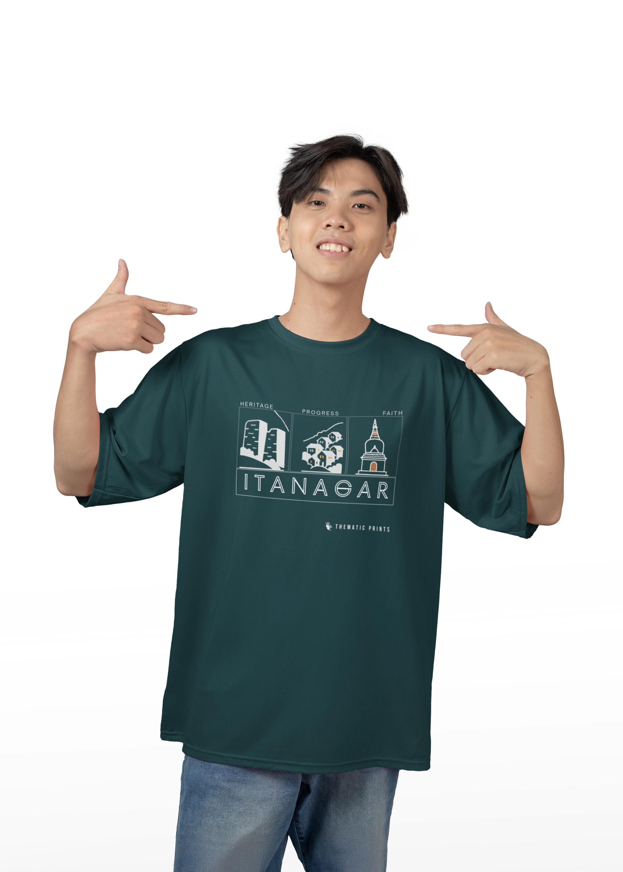 Seven Sisters Collection - Itanagar | Unisex Oversized T-Shirt