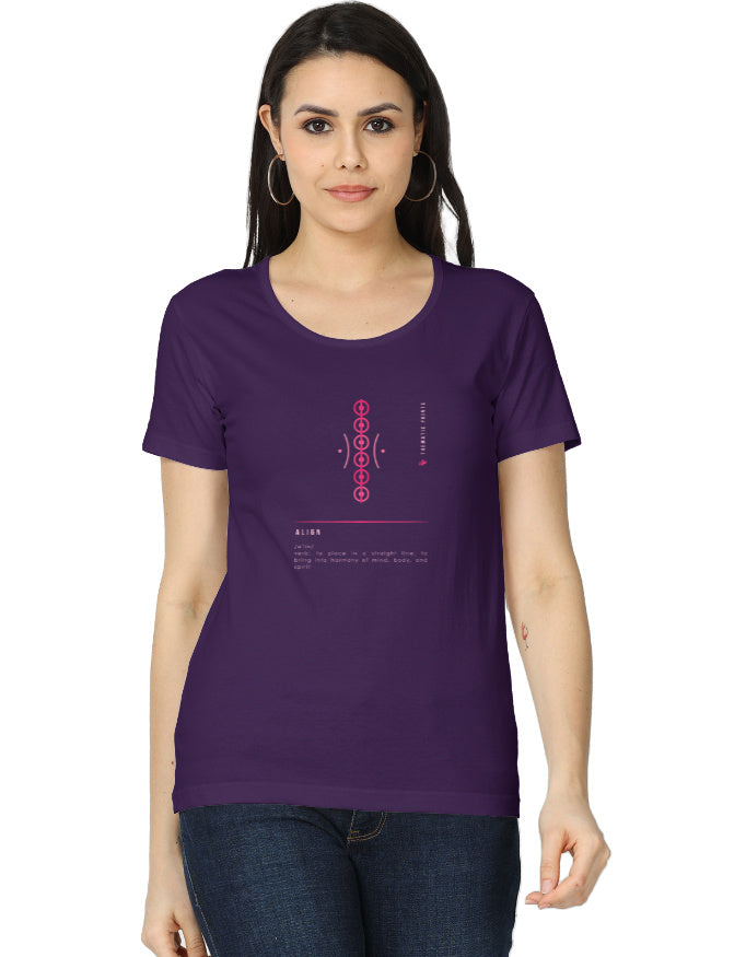 Women's T-Shirt - Mindful Meanings Collection - ALIGN