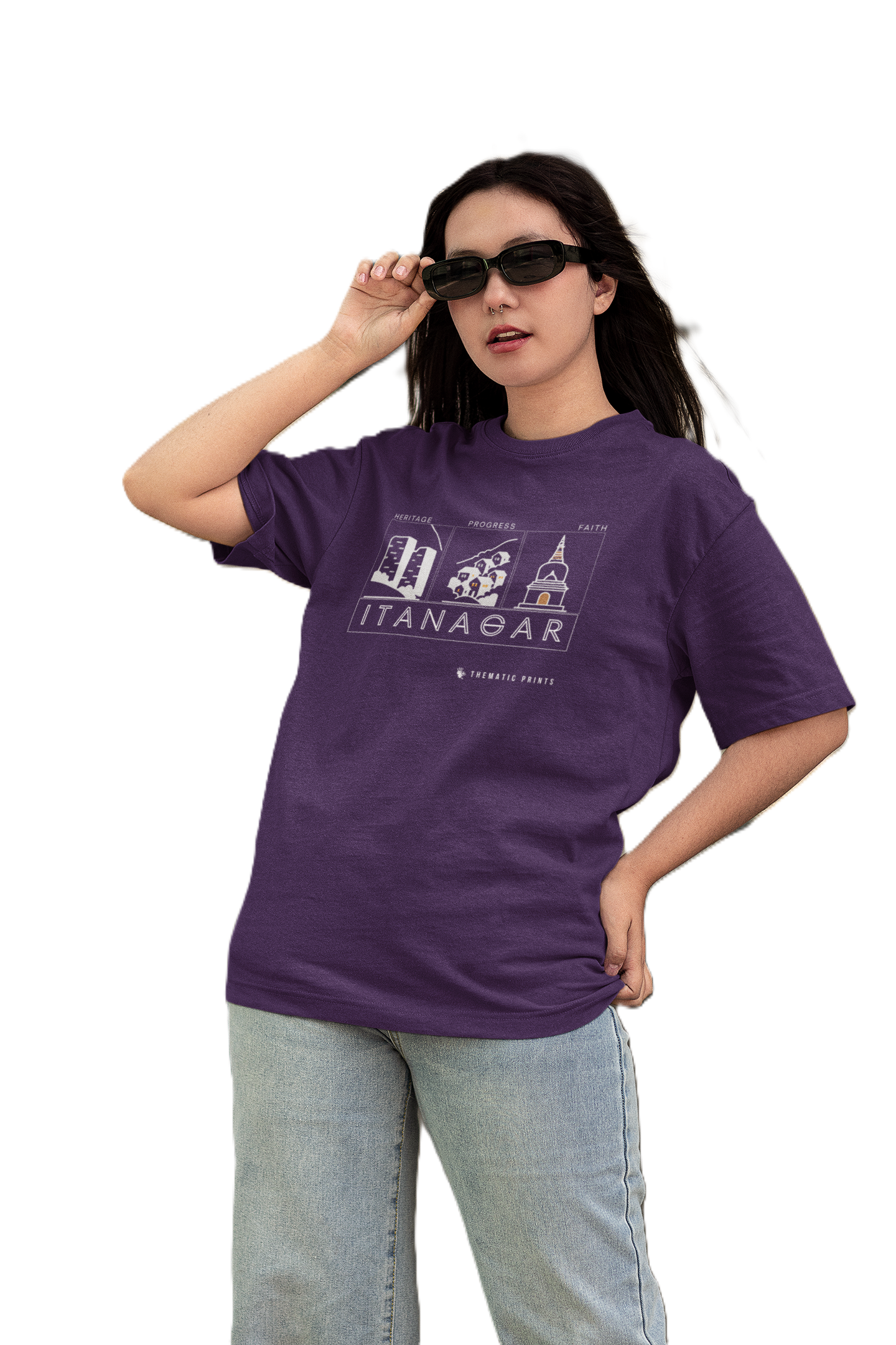 Seven Sisters Collection - Itanagar | Unisex Oversized T-Shirt