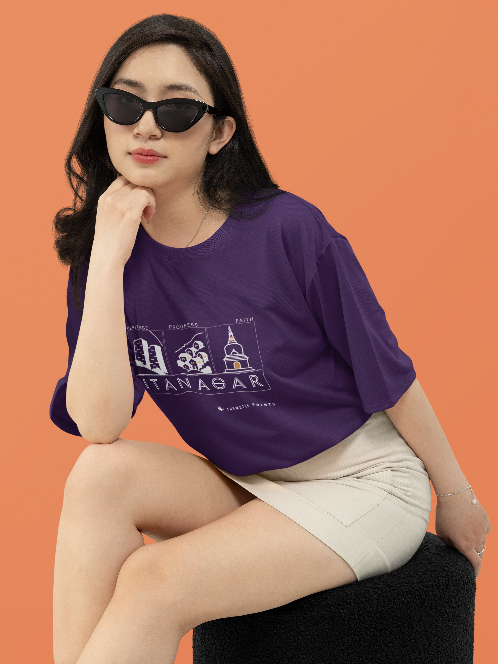 Seven Sisters Collection - Itanagar | Unisex Oversized T-Shirt