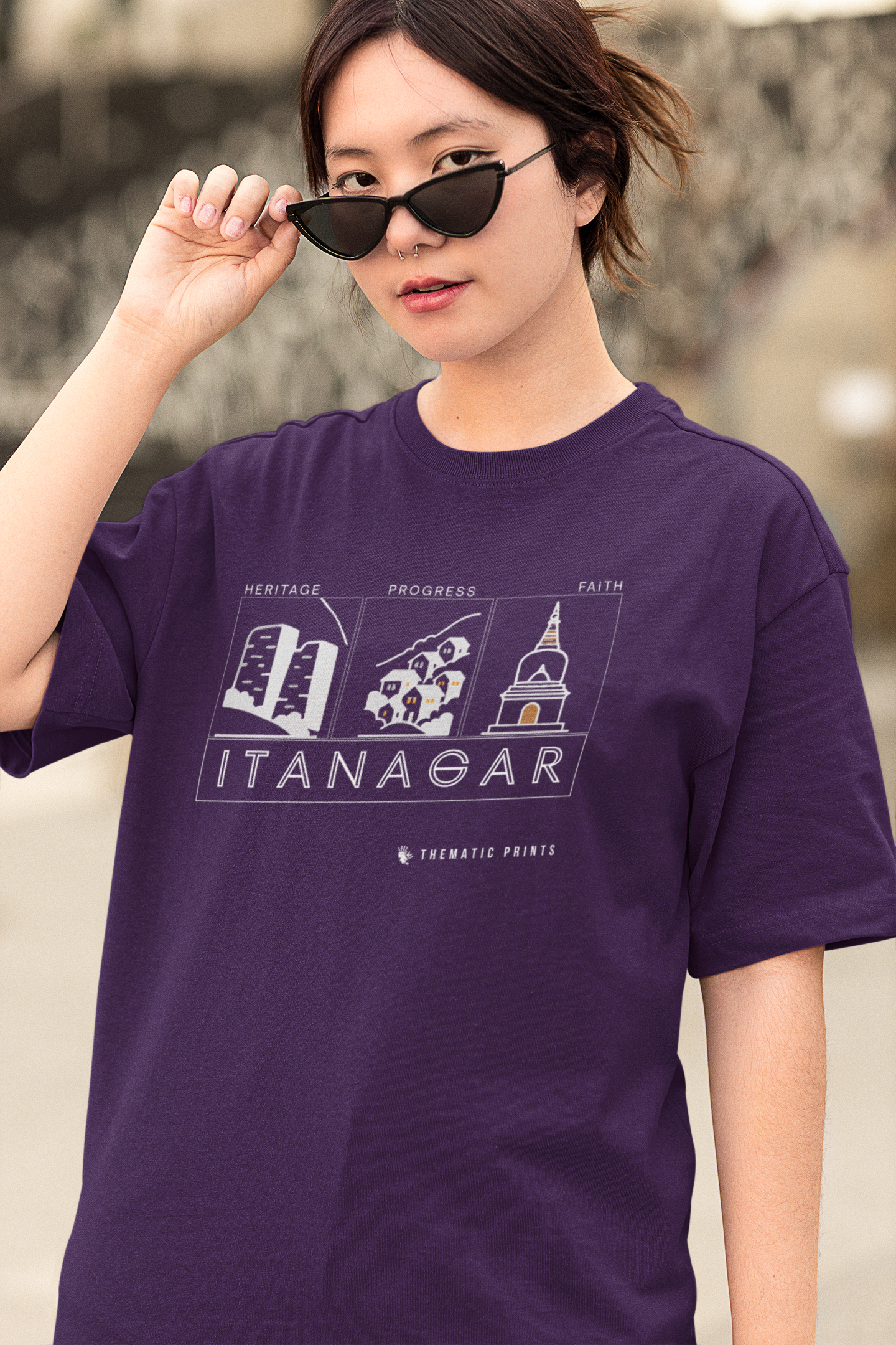 Seven Sisters Collection - Itanagar | Unisex Oversized T-Shirt