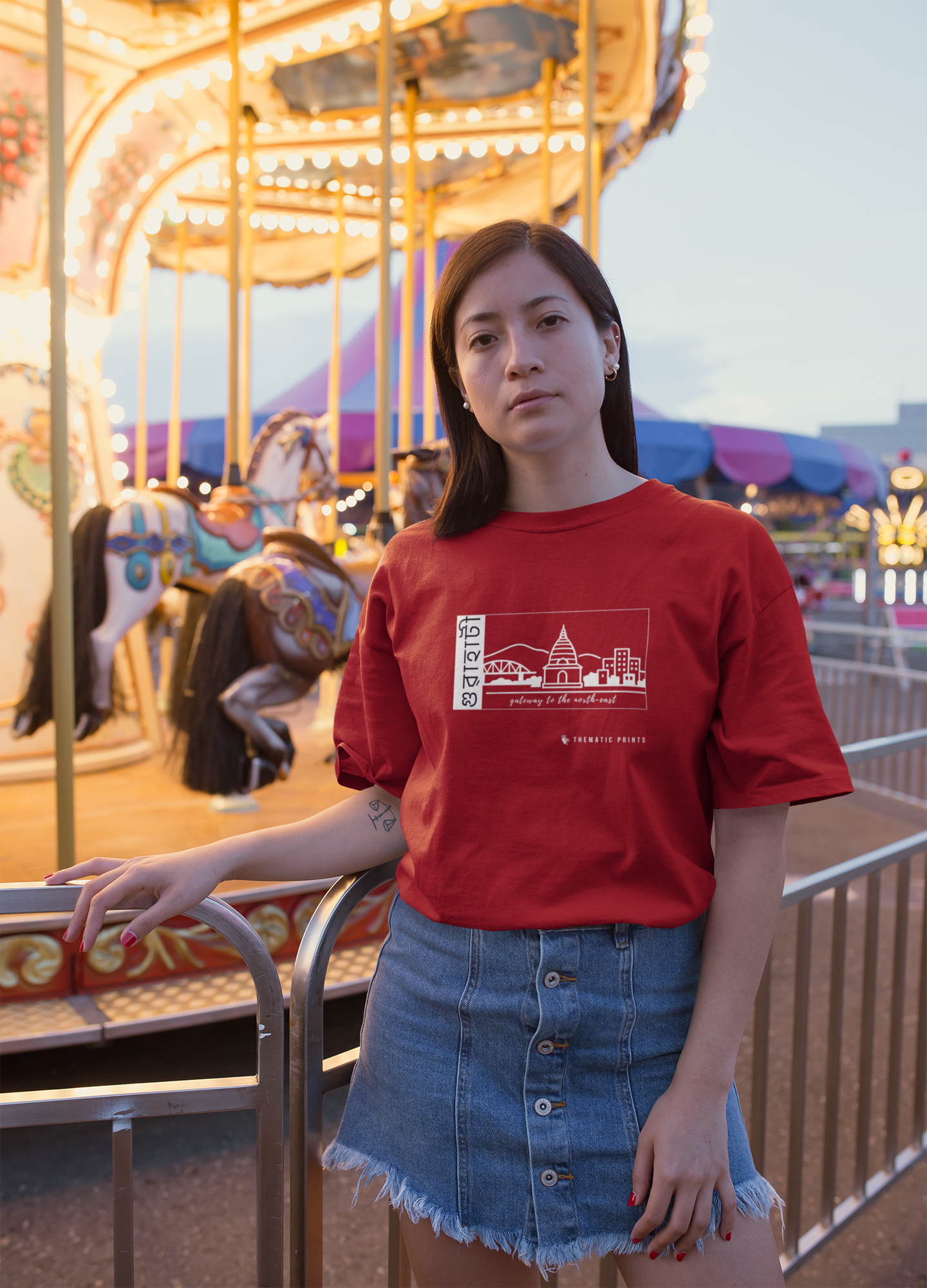 Seven Sisters Collection - Guwahati | Unisex Oversized T-Shirt