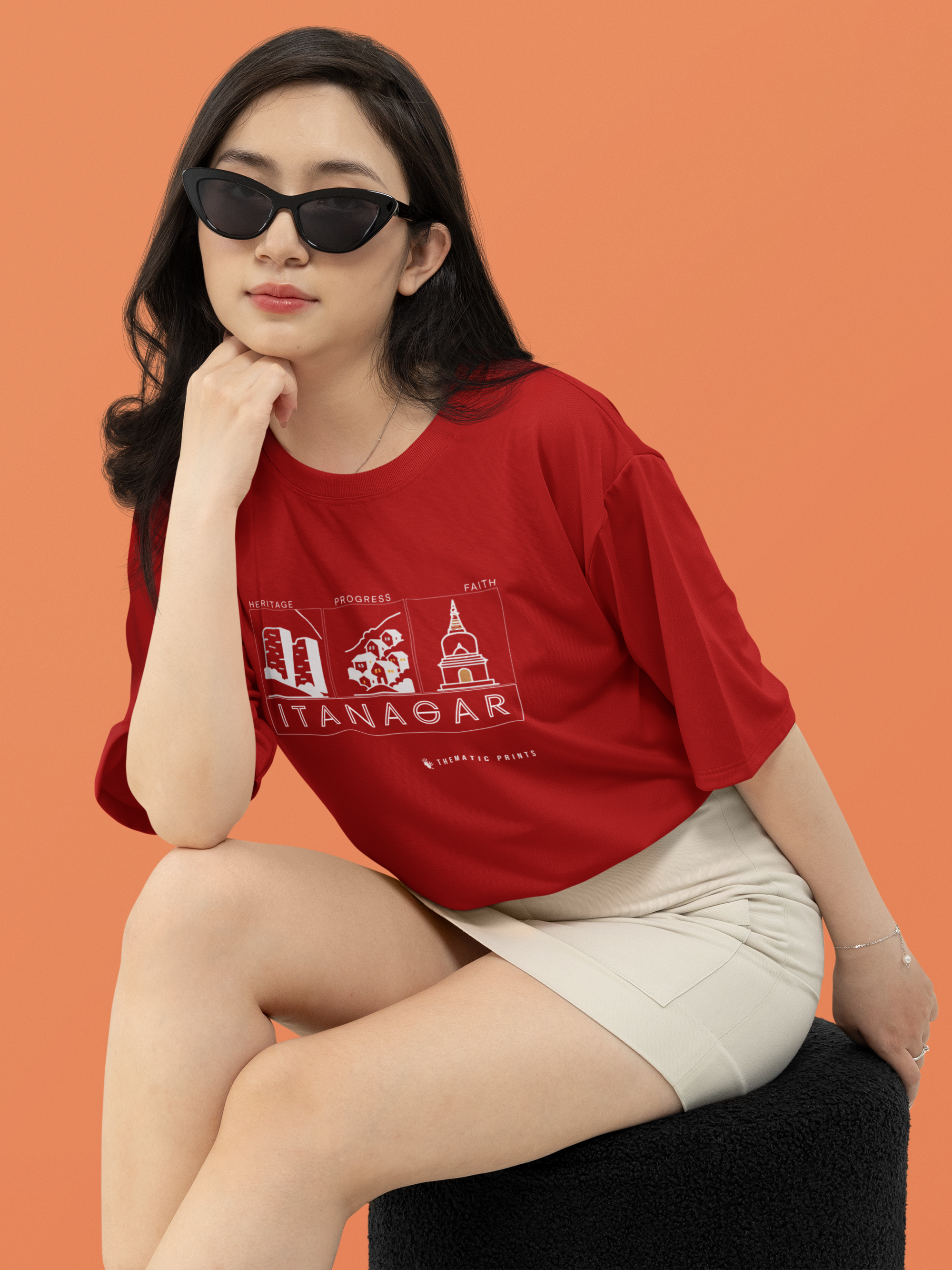Seven Sisters Collection - Itanagar | Unisex Oversized T-Shirt