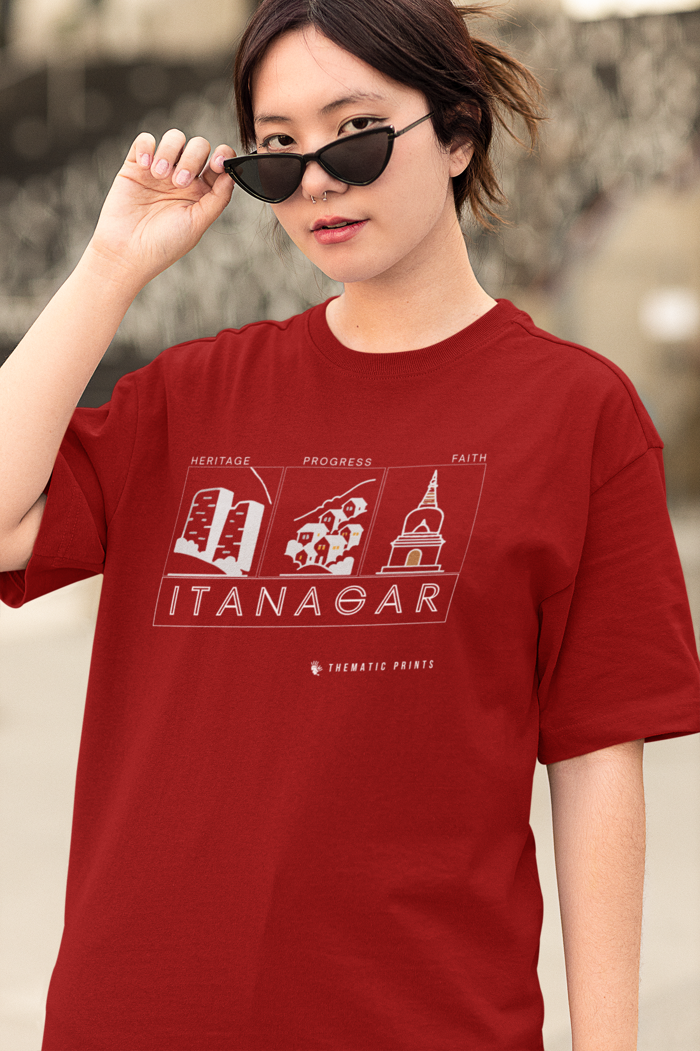 Seven Sisters Collection - Itanagar | Unisex Oversized T-Shirt
