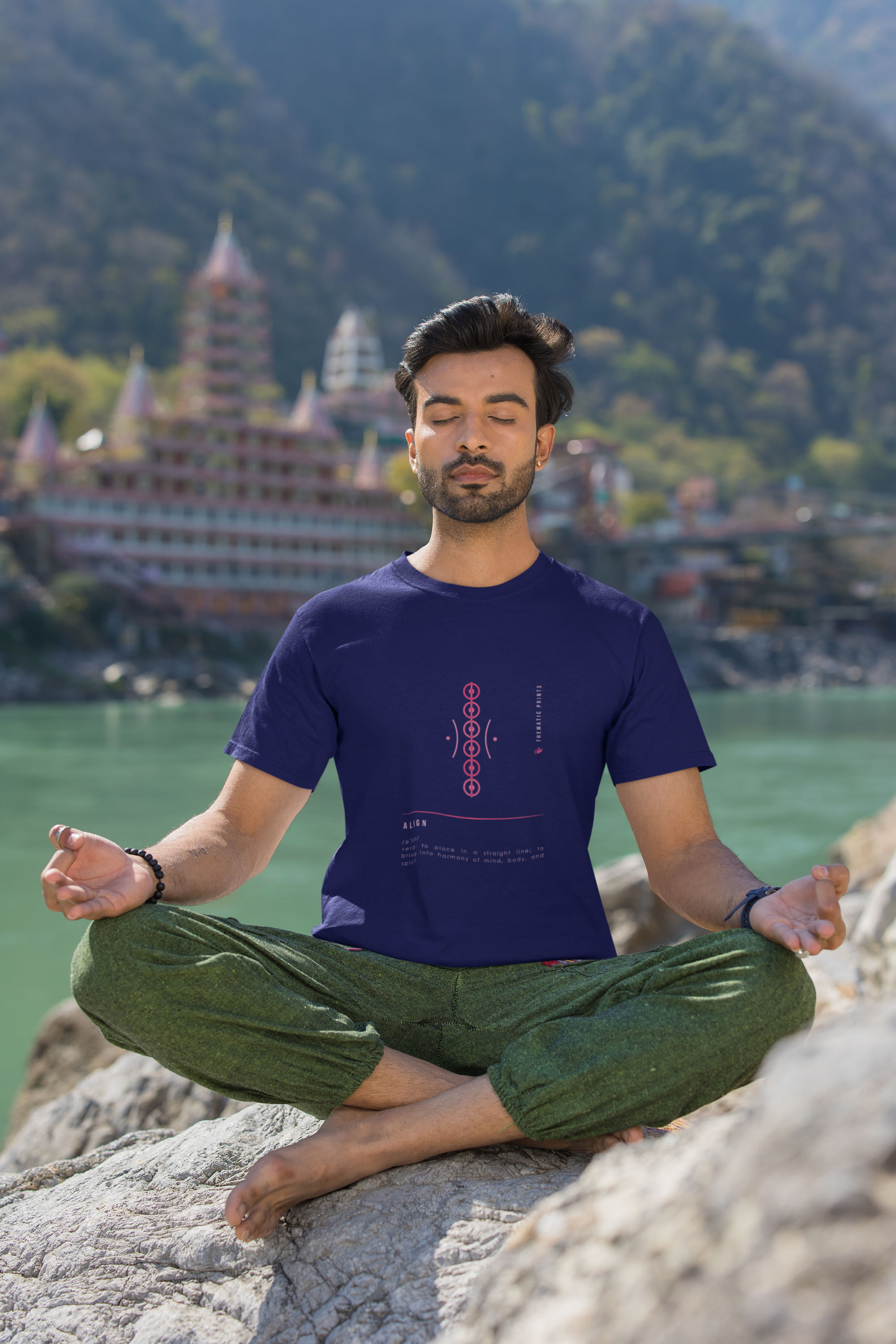 "Align" Men's T-Shirt - Mindful Meanings Collection