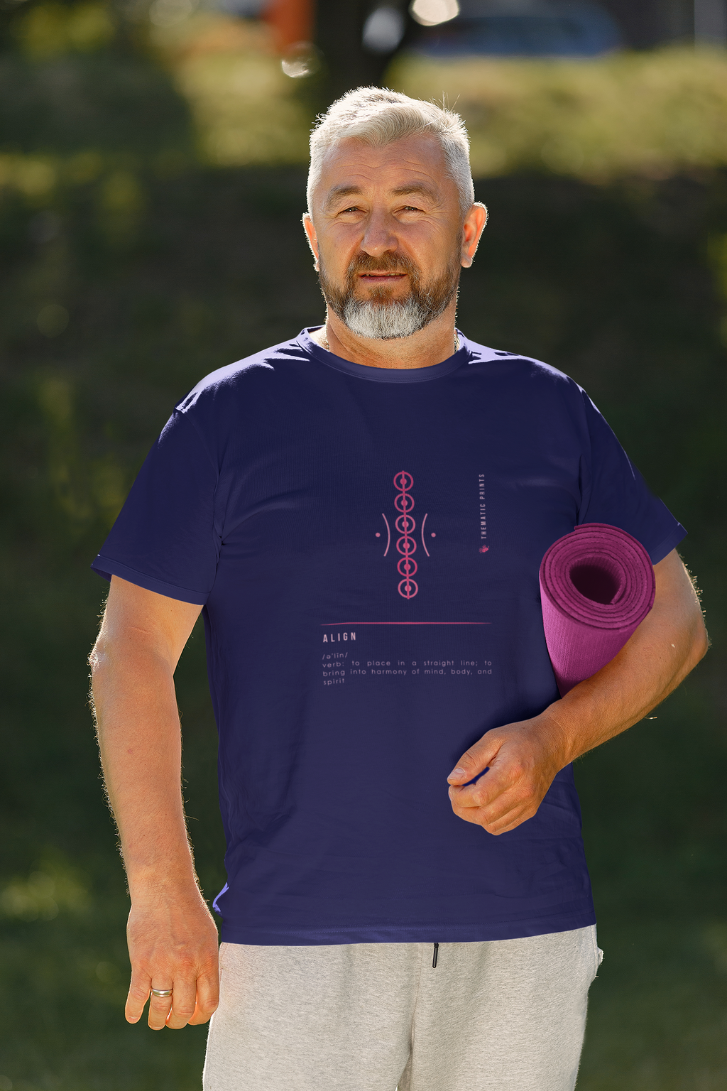 "Align" Men's T-Shirt - Mindful Meanings Collection