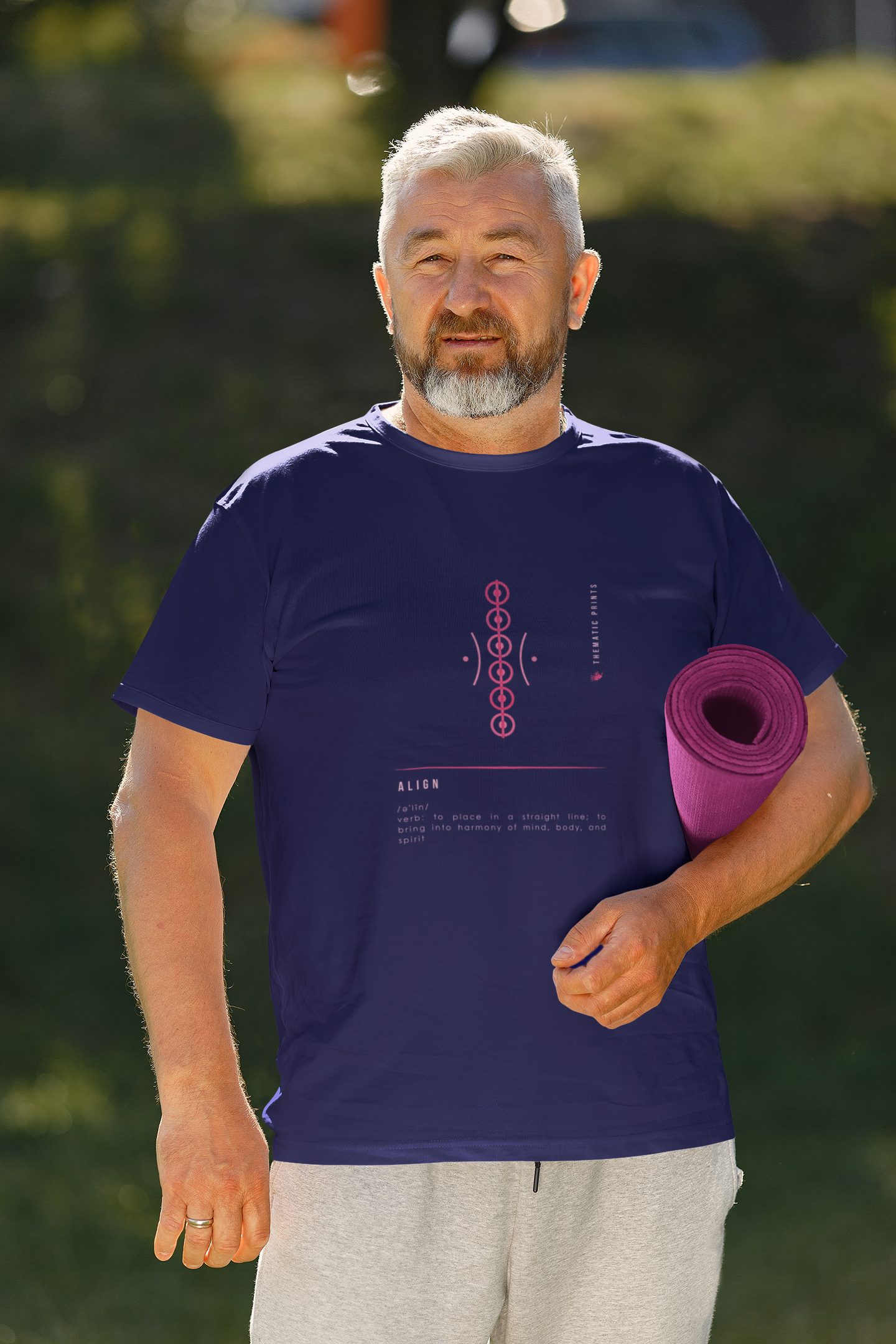 "Align" Men's T-Shirt - Mindful Meanings Collection