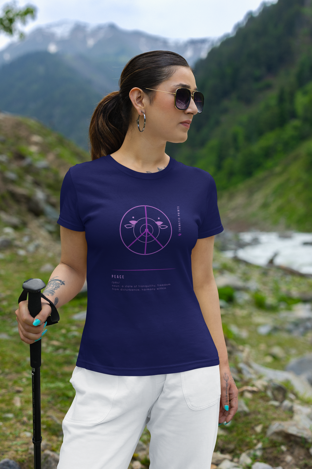 Women's T-Shirt - Mindful Meanings Collection - PEACE