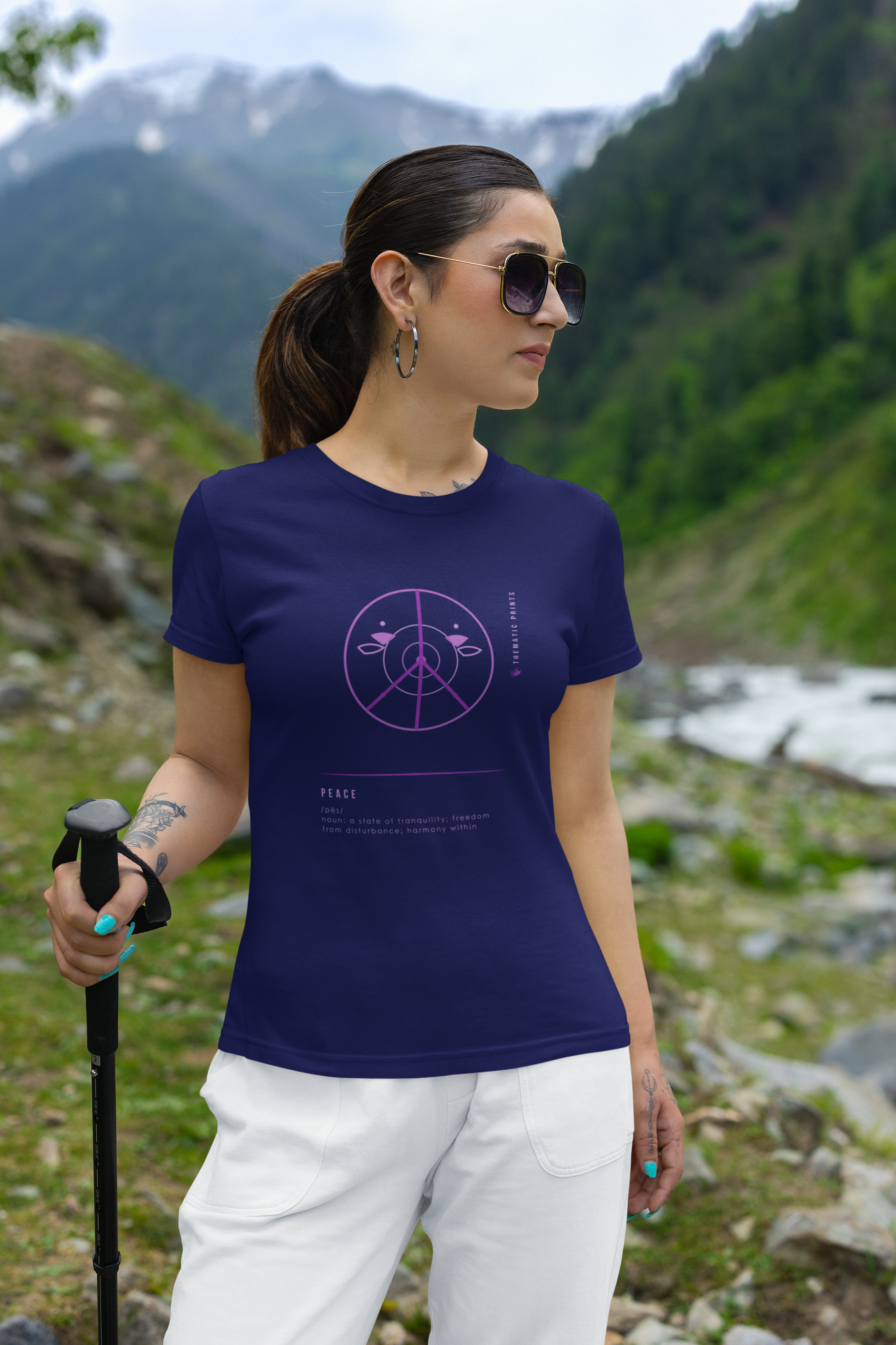 Women's T-Shirt - Mindful Meanings Collection - PEACE