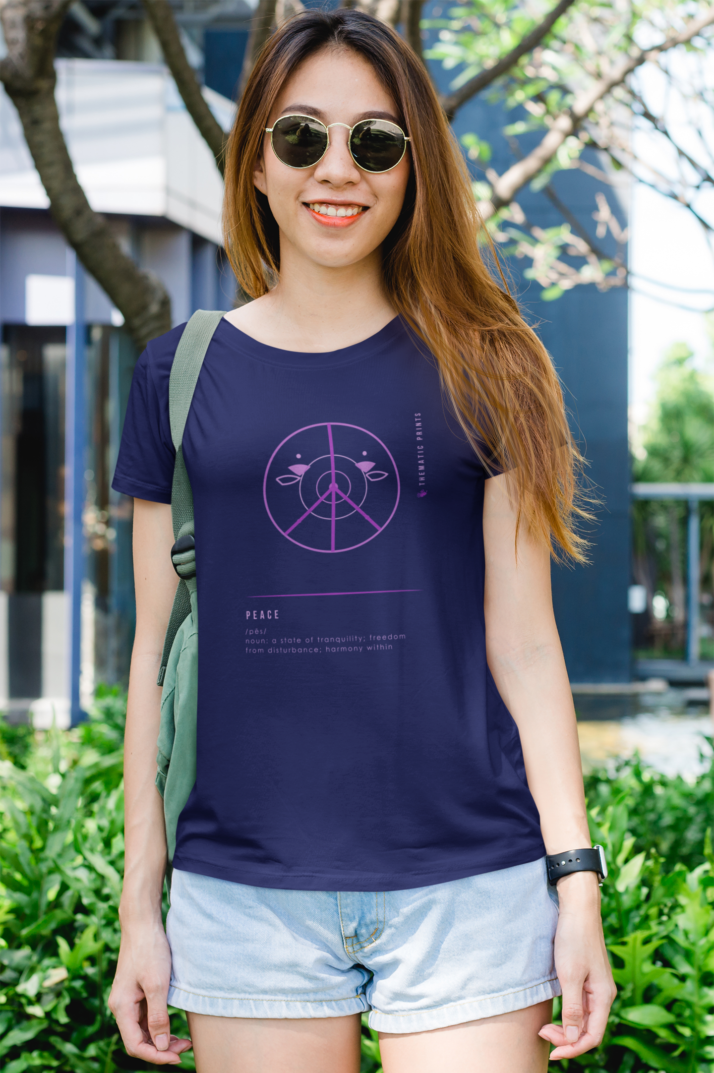 Women's T-Shirt - Mindful Meanings Collection - PEACE