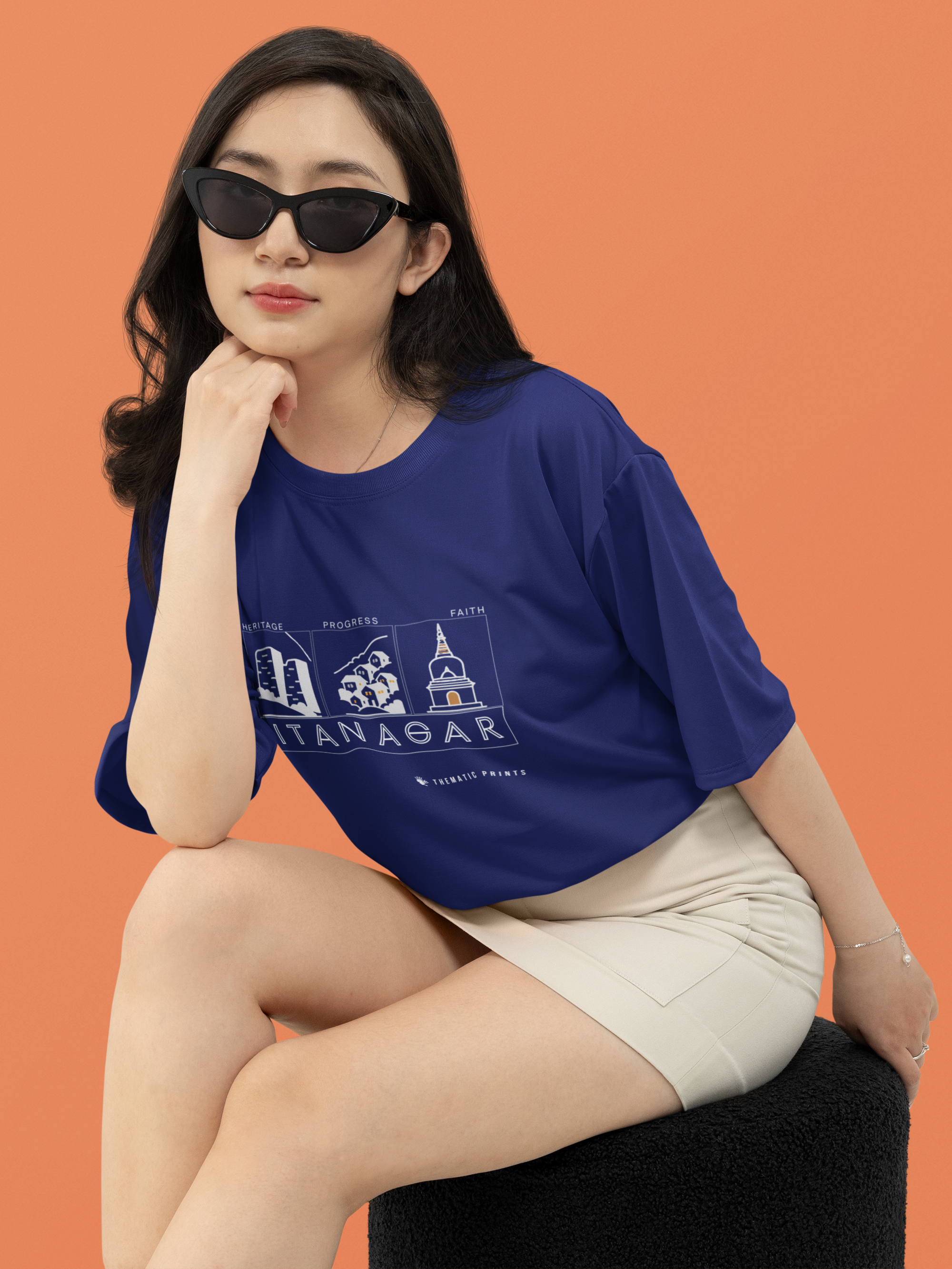 Seven Sisters Collection - Itanagar | Unisex Oversized T-Shirt