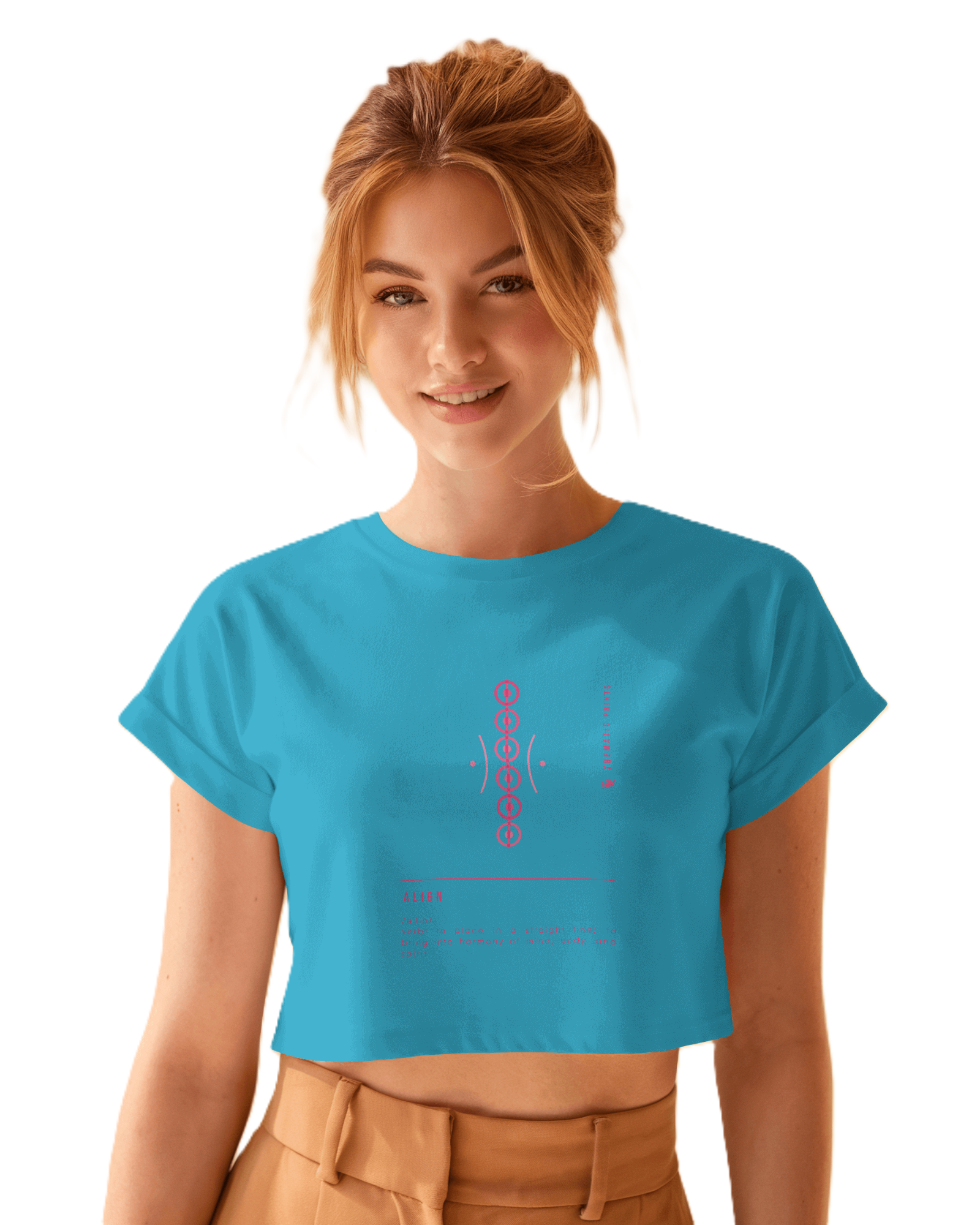 Women's Crop Top - Mindful Meanings Collection - ALIGN
