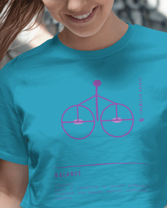 Women's Crop Top - Mindful Meanings Collection - BALANCE