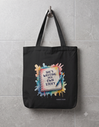 Canvas Tote Bag with Zipper | Tote Bag for College GIrls | She is Writing Her Own Story