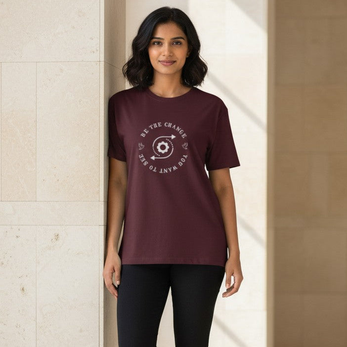 Unisex 100% Cotton Regular Fit T-Shirt | Be The Change