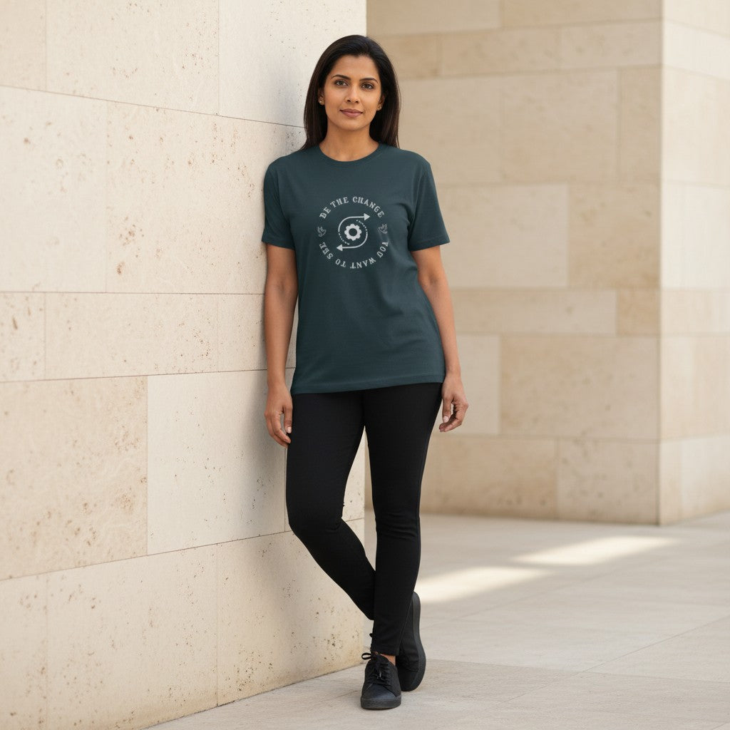 Unisex 100% Cotton Regular Fit T-Shirt | Be The Change