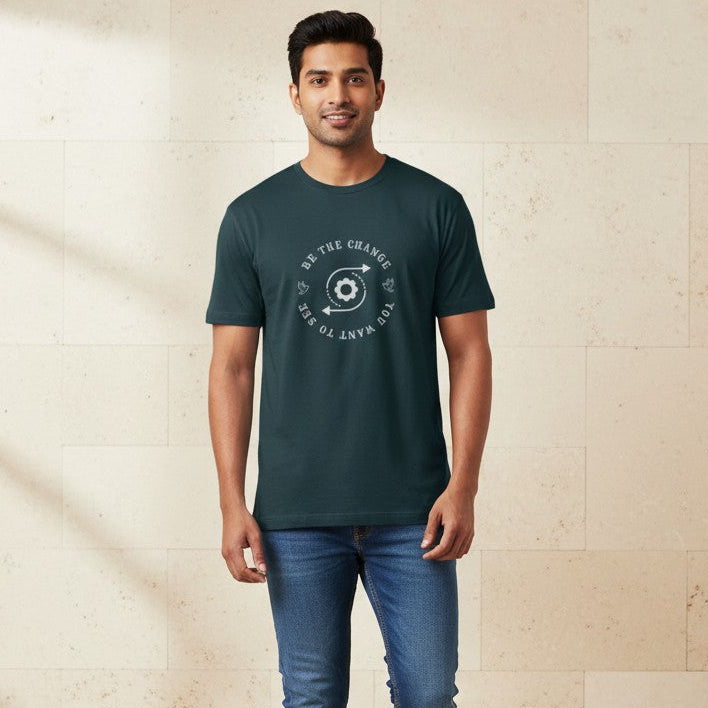 Unisex 100% Cotton Regular Fit T-Shirt | Be The Change