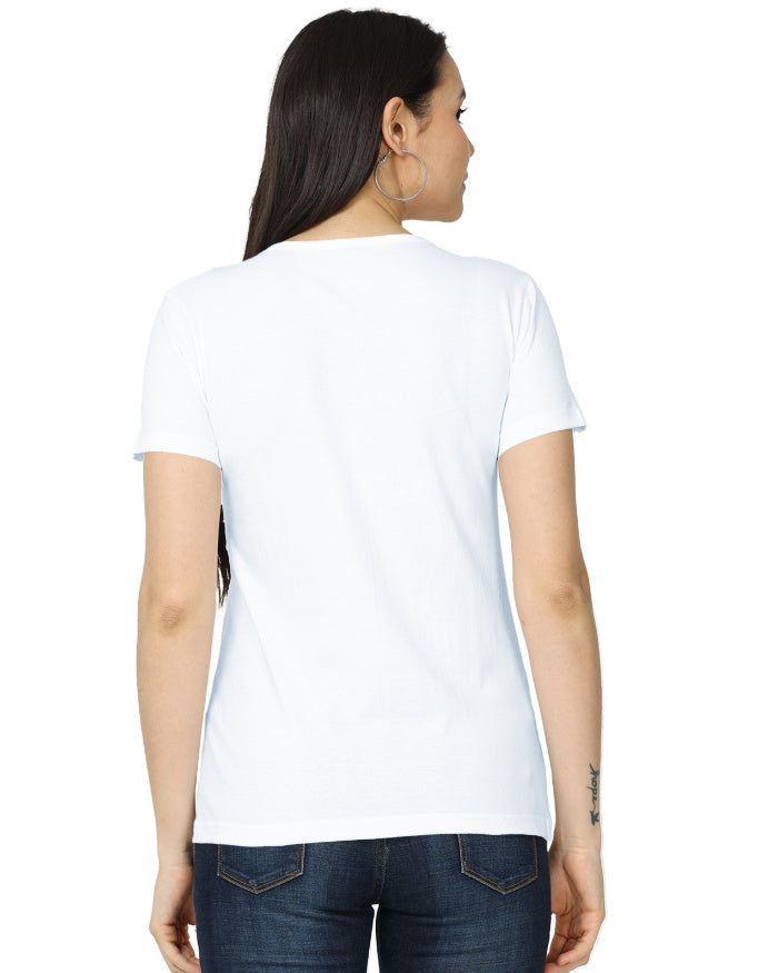 Unity in Diversity Typography Women's T-Shirt - Regional Matrix Design - White