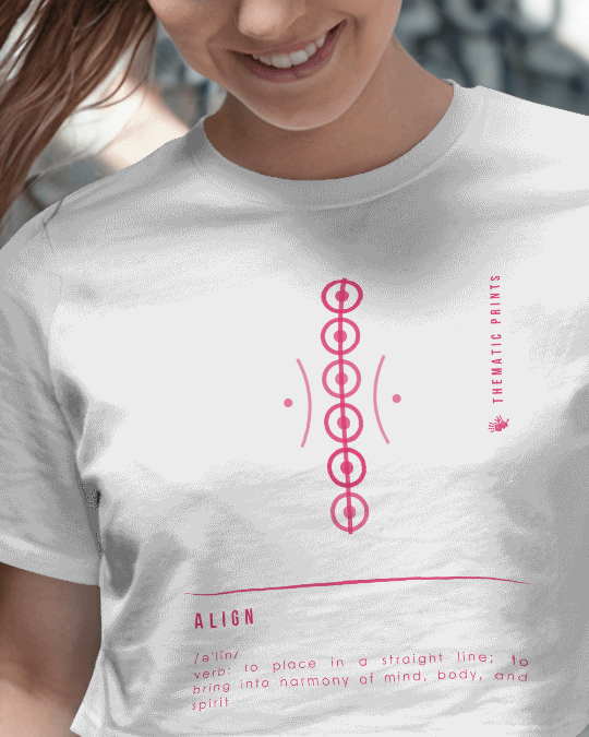 Women's Crop Top - Mindful Meanings Collection - ALIGN