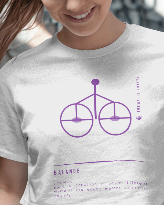 Women's Crop Top - Mindful Meanings Collection - BALANCE