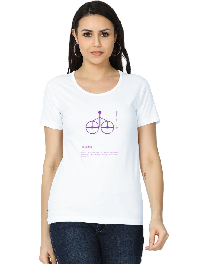 Women's T-Shirt - Mindful Meanings Collection - BALANCE