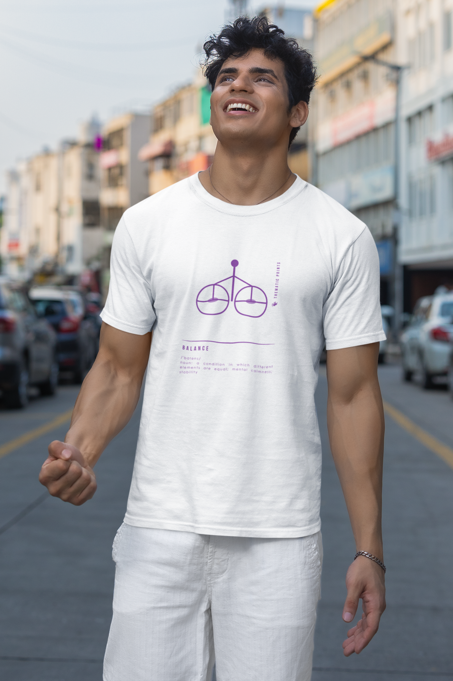 "Balance" Men's T-Shirt - Mindful Meanings Collection