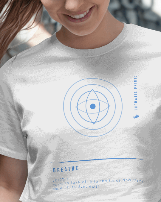 Women's Crop Top - Mindful Meanings Collection - BREATHE