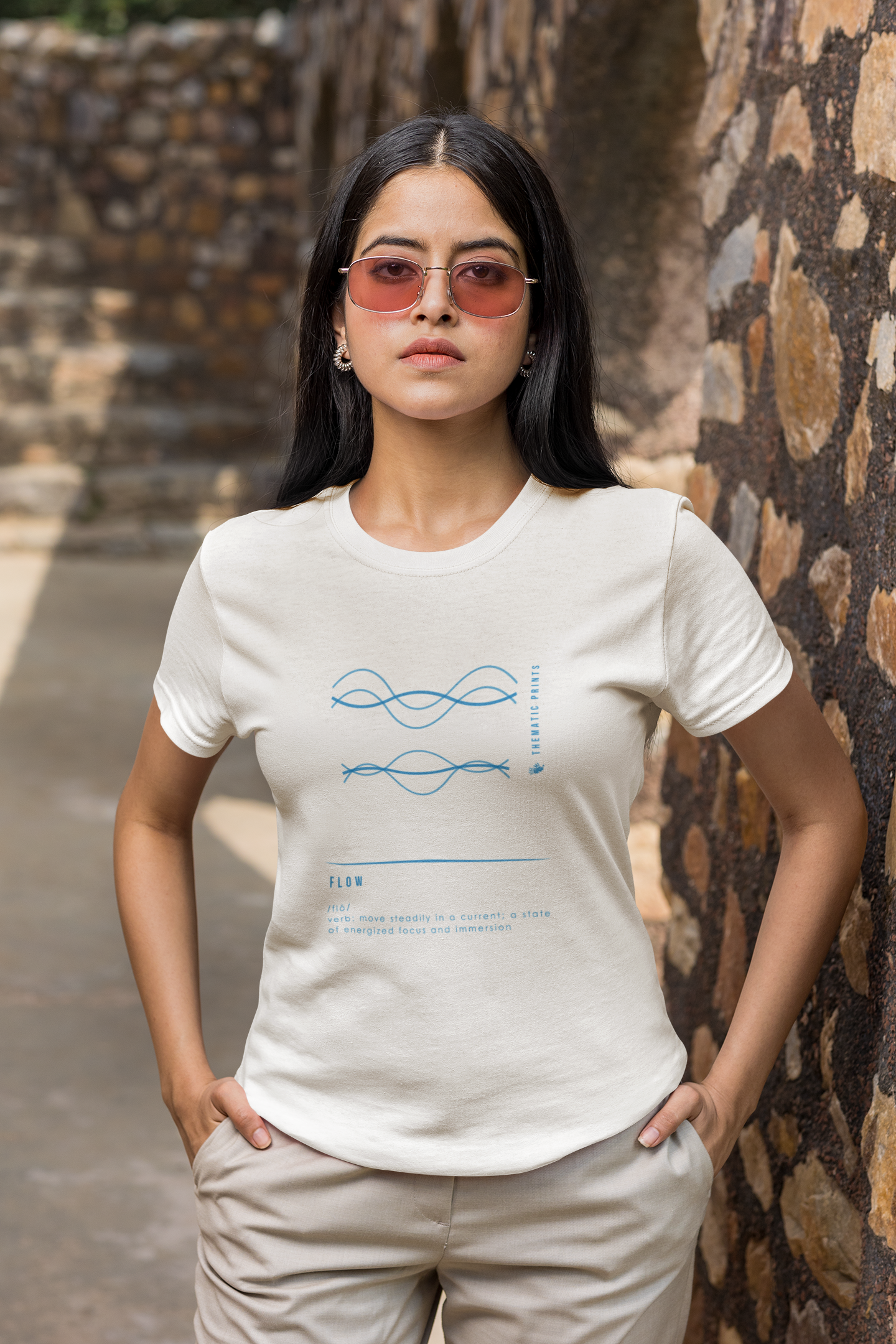 Women's T-Shirt - Mindful Meanings Collection - FLOW