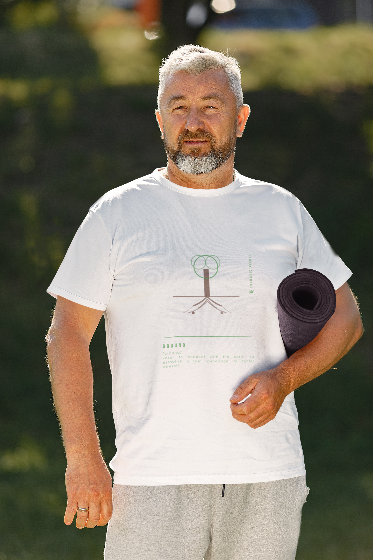 "Ground" Men's T-Shirt - Mindful Meanings Collection