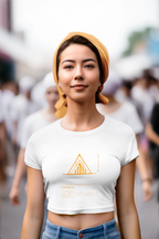 Women's Crop Top - Mindful Meanings Collection - STRENGTH
