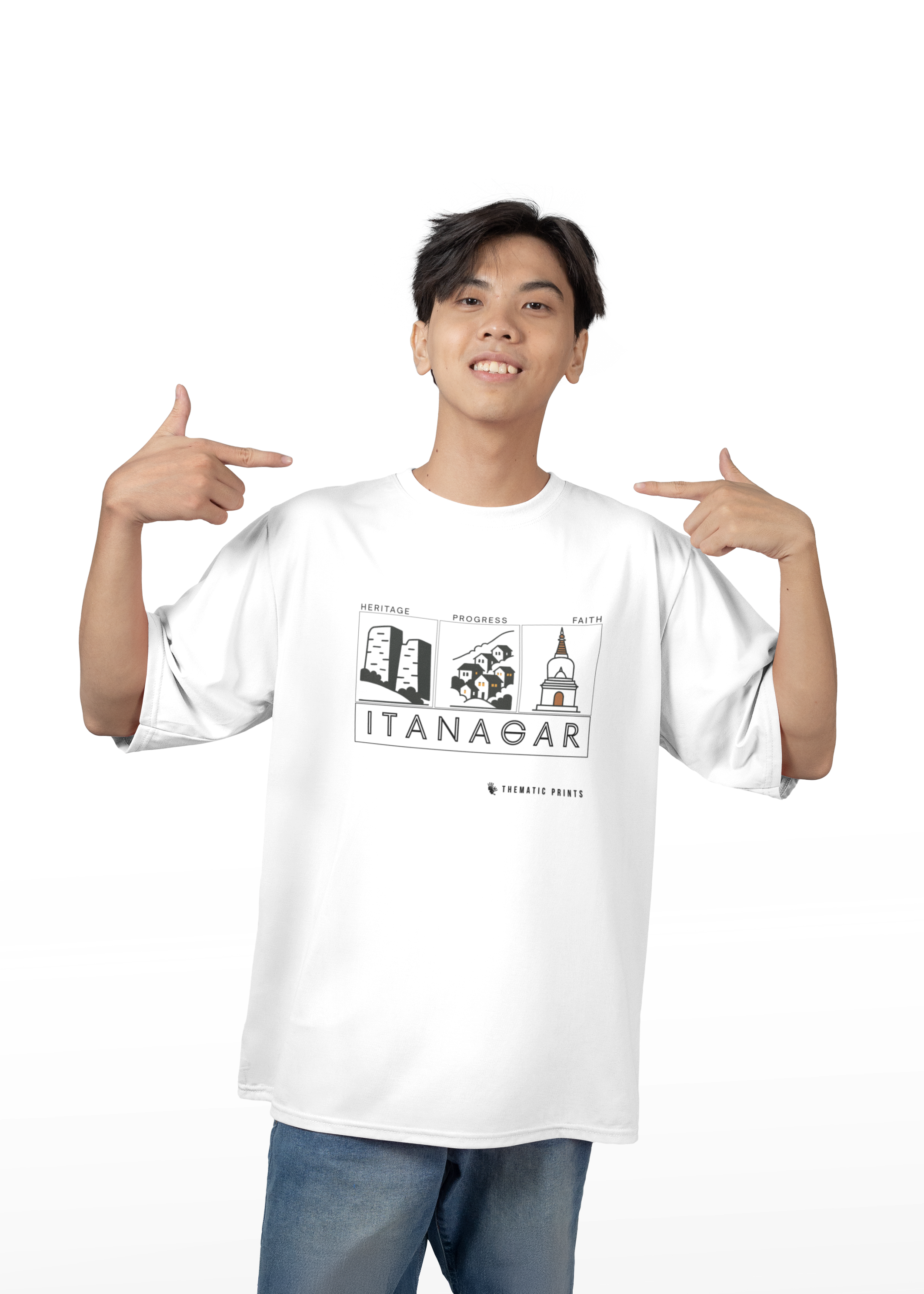 Seven Sisters Collection - Itanagar | Unisex Oversized T-Shirt