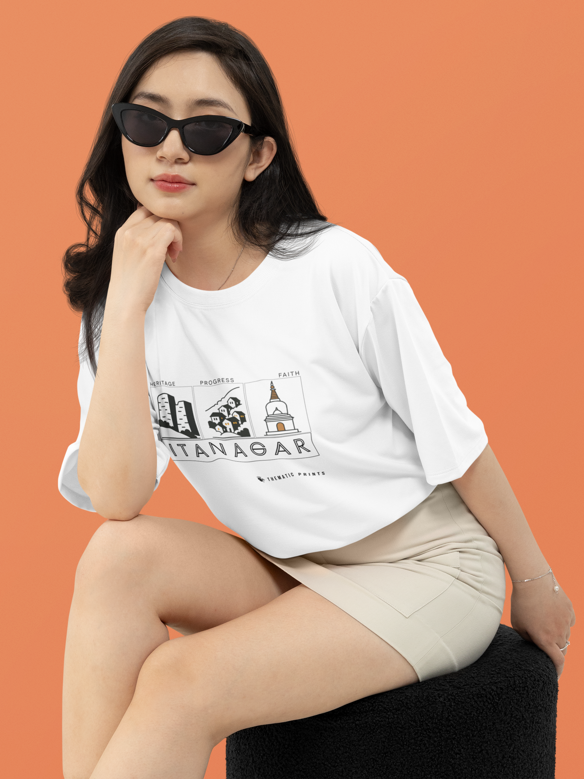 Seven Sisters Collection - Itanagar | Unisex Oversized T-Shirt