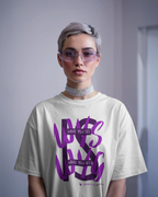 WYSIWYG Typography Unisex Oversized T-Shirt - What You See Is What You Get Self Expression Tee