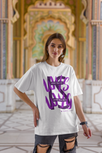 WYSIWYG Typography Unisex Oversized T-Shirt - What You See Is What You Get Self Expression Tee