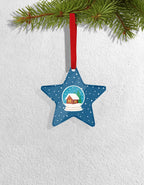 Set of 4 Acrylic Xmas Ornament - Star
